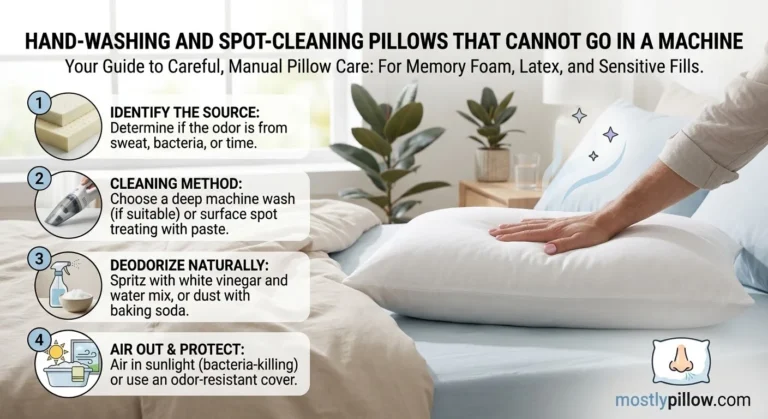 Hand-Washing and Spot-Cleaning Pillows