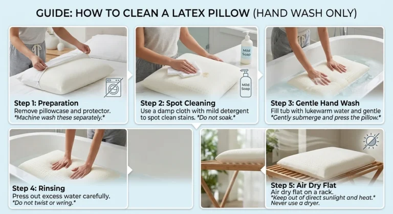 How to Clean a Latex Pillow