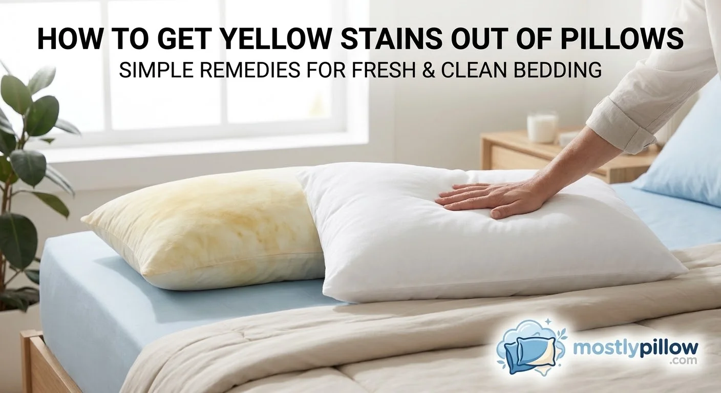 How to Get Yellow Stains Out of Pillows